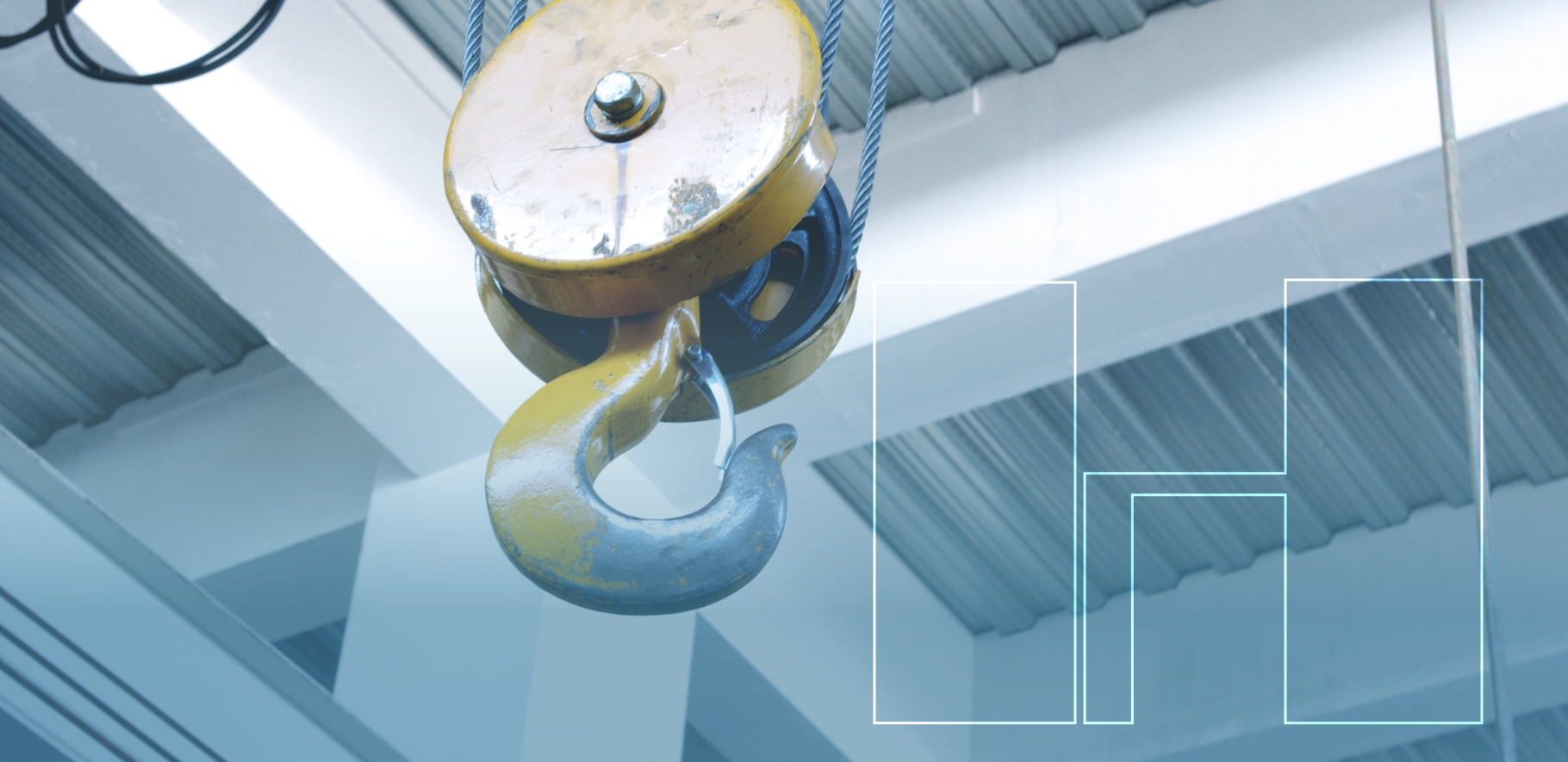 天井クレーンの先端